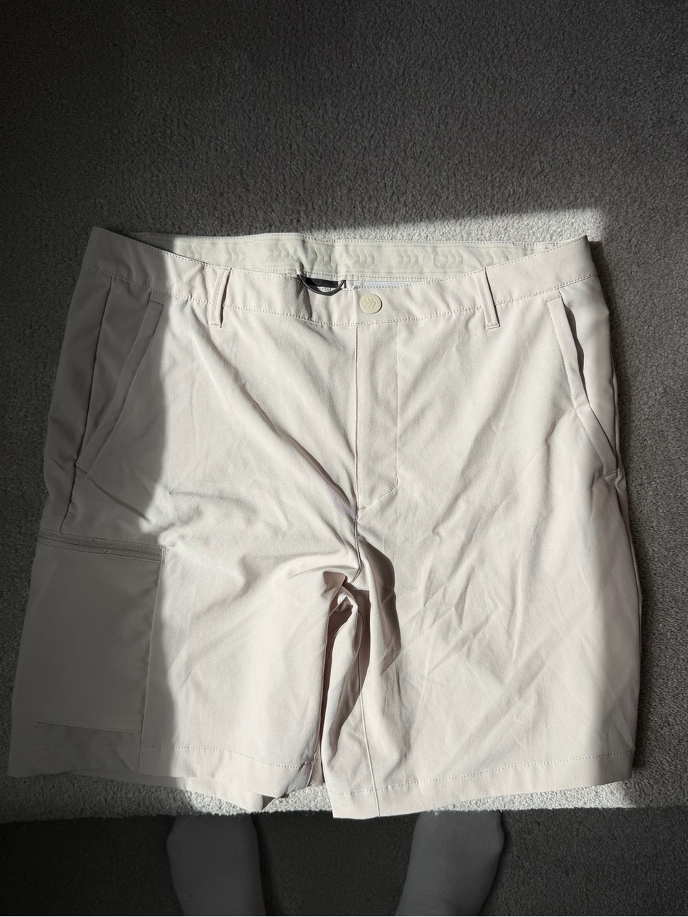 all in motion Men's Light Beige Hybrid Shorts